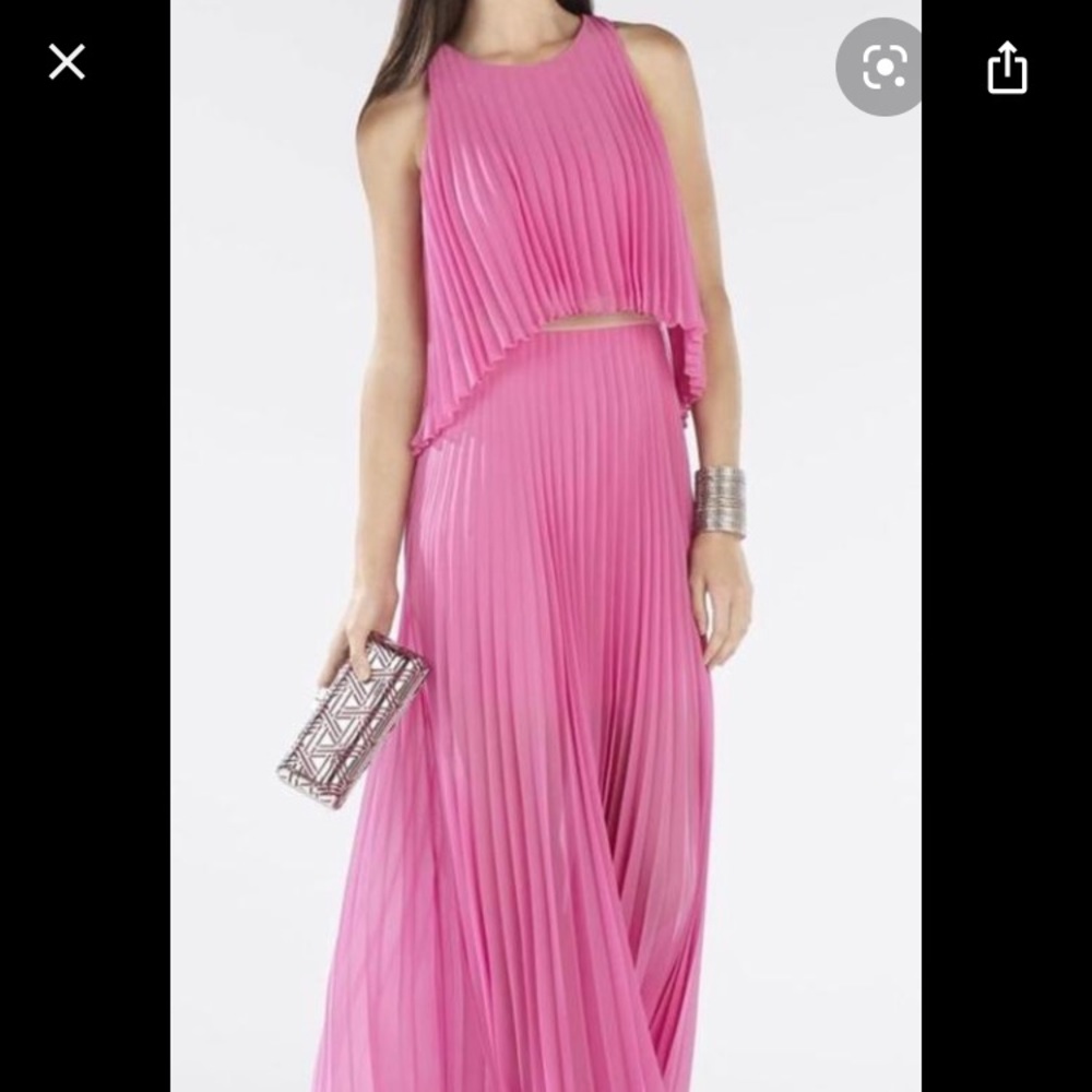 Bcbgmaxazria brand new  with tag pleated gown
